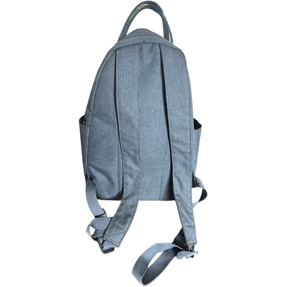 Like New Herschel Supply Co. Denim Blue Canvas Backpack - Picture 4 of 10